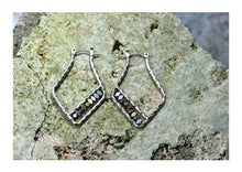Boho Chic Vintage Natural Stone Bead Drop Geometric Earrings