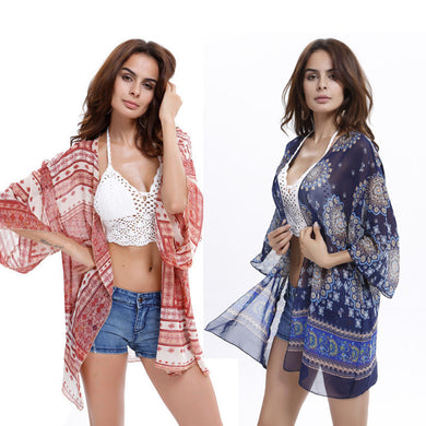 Kimono Style Beach Cover-Up