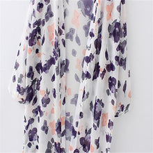 Long Beach Cover up Floral Printed