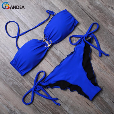 Anchor Yacht Navy Beadeau Bikini