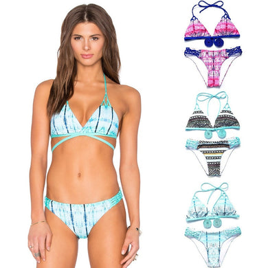 Bandeau Print Brazilian Bikini