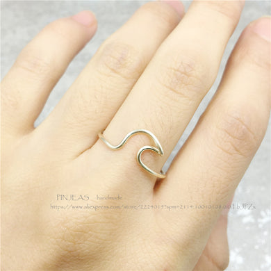 Handmade Wave Surf Ring