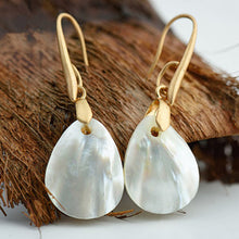 Natural Shell Dangle Earrings