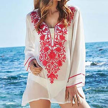Embroidered Beach Cover Up