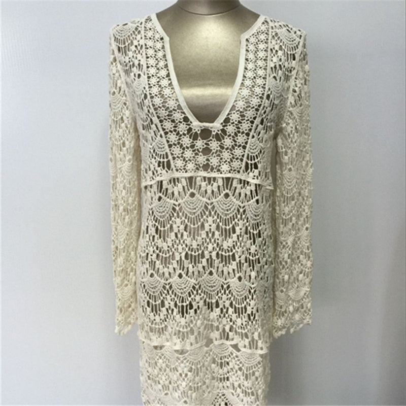 V's Crochet Cover Up – foxsea swimwear